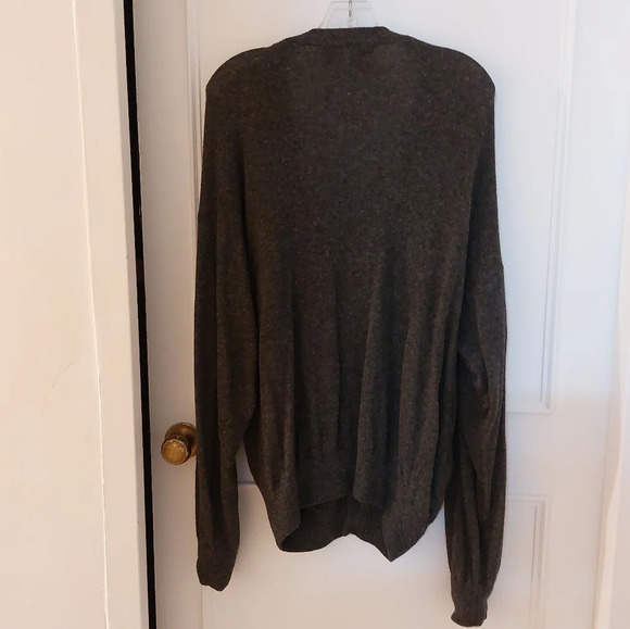 Men 100% lambswool cardigan size M - Picture 6 of 6